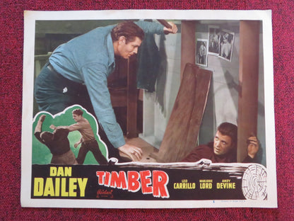 TIMBER! US LOBBY CARD FULL SET DAN DAILEY LEO CARRILLO R1948