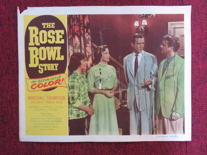 THE ROSE BOWL STORY US LOBBY CARD FULL SET MARSHALL THOMPSON VERA MILES 1952