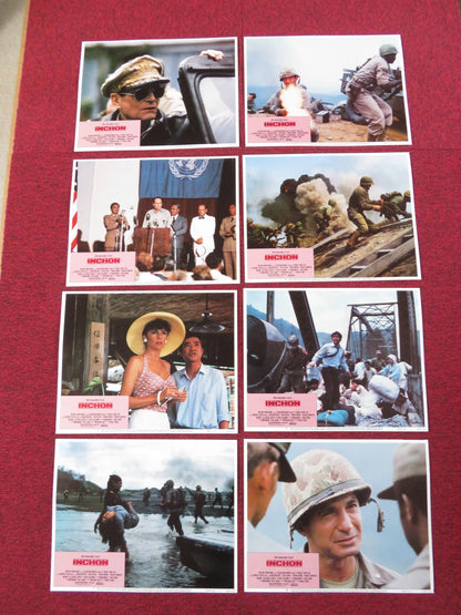 INCHON US LOBBY CARD FULL SET LAURENCE OLIVIER JACQUELINE BISSET 1982