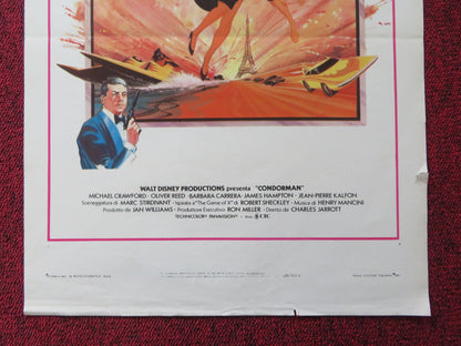 CONDORMAN ITALIAN LOCANDINA POSTER DISNEY MICHAEL CRAWFORD OLIVER REED 1981