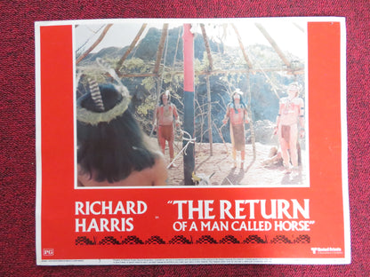 THE RETURN OF A MAN CALLED HORSE US LOBBY CARD FULL SET RICHARD HARRIS 1976