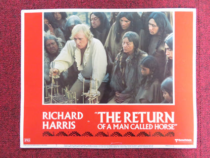 THE RETURN OF A MAN CALLED HORSE US LOBBY CARD FULL SET RICHARD HARRIS 1976