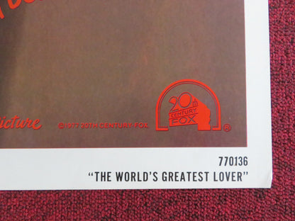 THE WORLD'S GREATEST LOVER FOLDED US ONE SHEET POSTER GENE WILDER C. KANE 1977