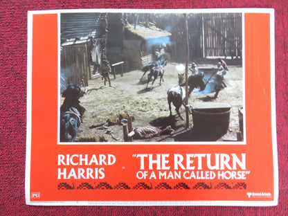 THE RETURN OF A MAN CALLED HORSE US LOBBY CARD FULL SET RICHARD HARRIS 1976