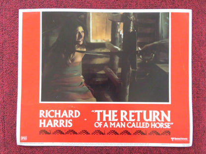 THE RETURN OF A MAN CALLED HORSE US LOBBY CARD FULL SET RICHARD HARRIS 1976