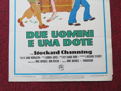 THE FORTUNE ITALIAN LOCANDINA POSTER WARREN BEATTY JACK NICHOLSON 1975