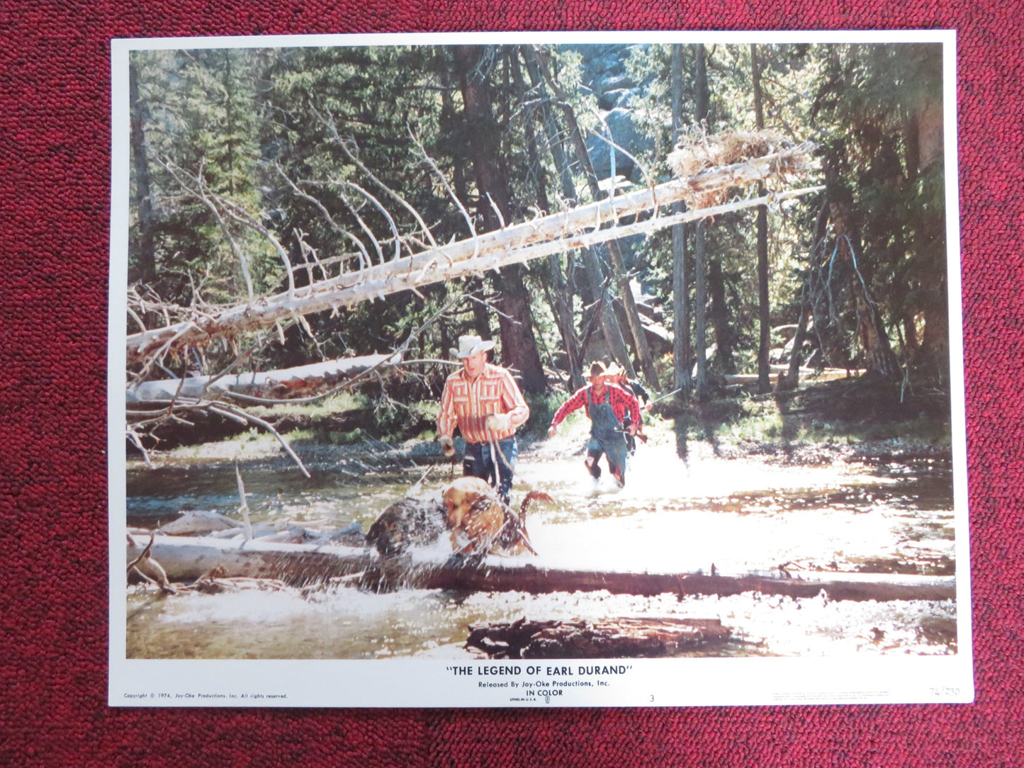 THE LEGEND OF EARL DURAND US LOBBY CARD FULL SET PETER HASKELL SLIM PICKENS 1974