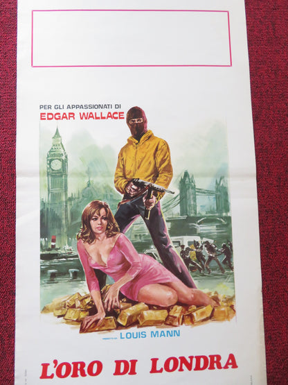 L'ORO DI LONDRA ITALIAN LOCANDINA POSTER JOHN KARLSEN JEAN VALMONT 1968