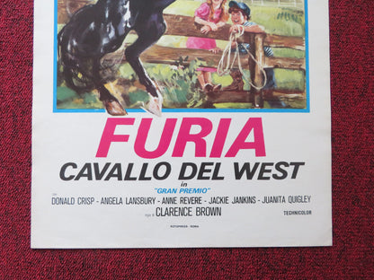 LE NUOVE AVVENTURE DI FURIA- B ITALIAN LOCANDINA POSTER ROBERT DIAMOND 1977