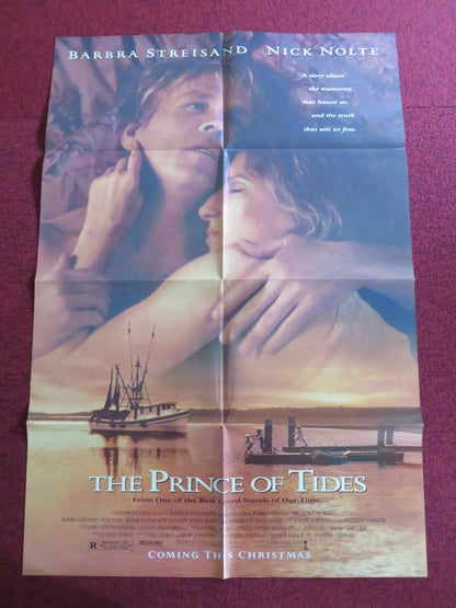 PRINCE OF TIDES- B FOLDED US ONE SHEET POSTER NICK NOLTE BARBRA STREISAND 1991