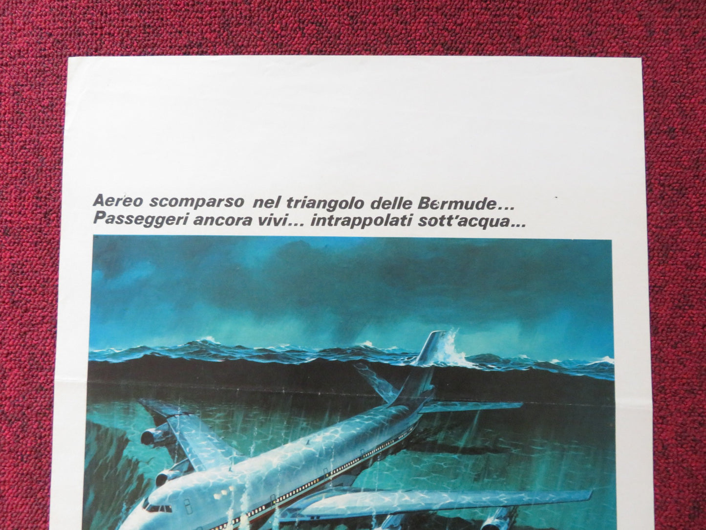 AIRPORT 77 ITALIAN LOCANDINA POSTER JACK LEMMON LEE GRANT 1977