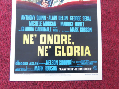 LOST COMMAND ITALIAN LOCANDINA POSTER ANTHONY QUINN ALAIN DELON 1966