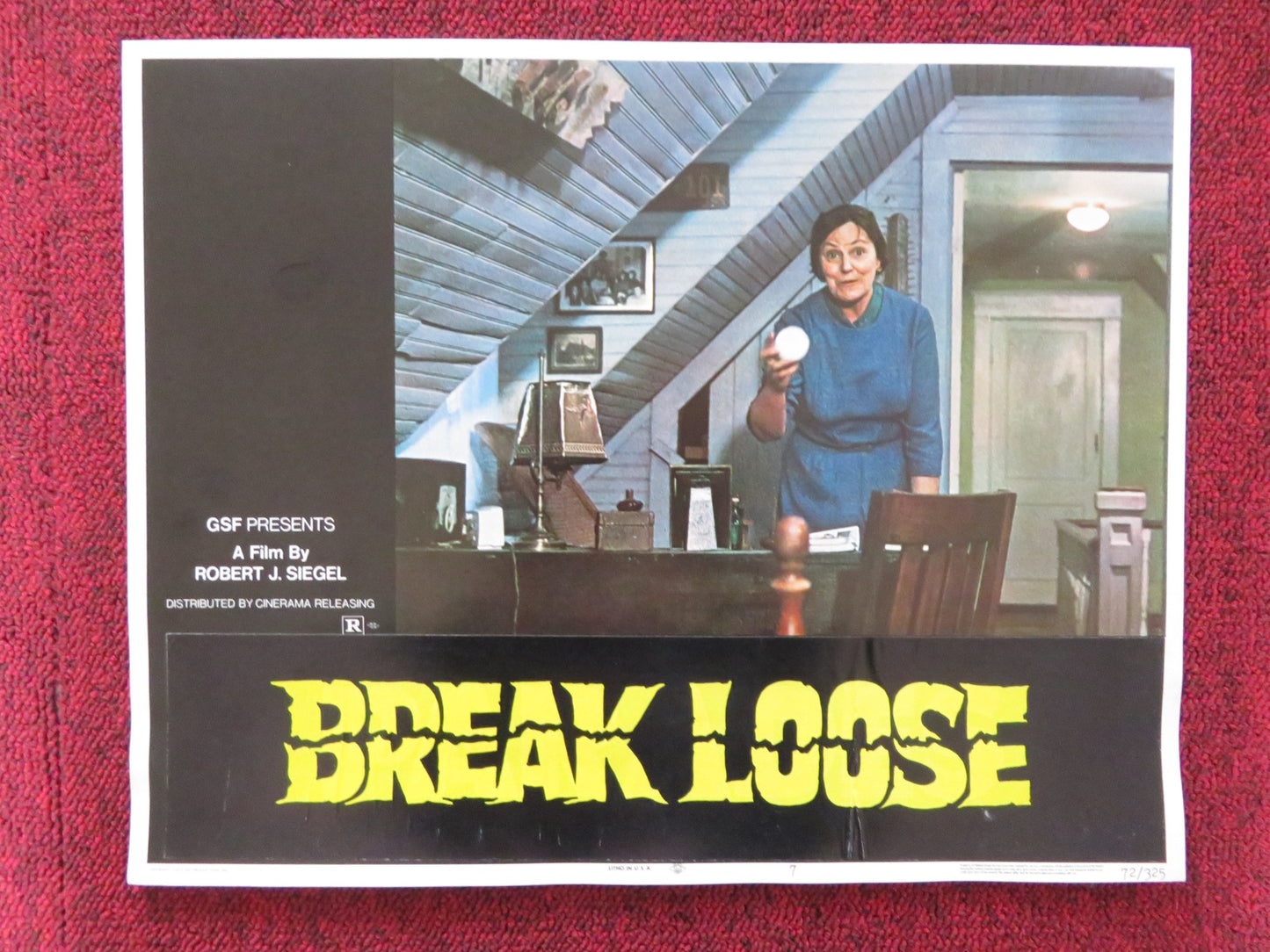 BREAK LOOSE / PARADES US LOBBY CARD FULL SET RUSS THACKER BRAD SULLIVAN 1972