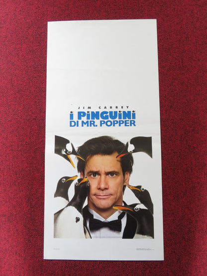 MR. POPPER'S PENGUINS ITALIAN LOCANDINA POSTER JIM CARREY 2011