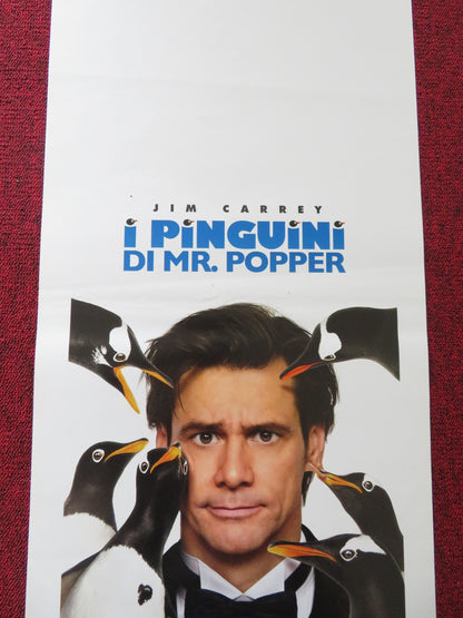 MR. POPPER'S PENGUINS ITALIAN LOCANDINA POSTER JIM CARREY 2011