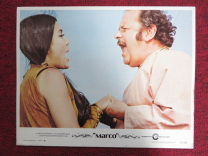 MARCO US LOBBY CARD FULL SET DESI ARNAZ JR. JACK WESTON ZERO MOSTEL 1973