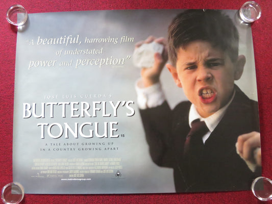 BUTTERFLY'S TONGUE UK QUAD ROLLED POSTER FERNANDO FERNAN GOMEZ M. LOZANO 1999