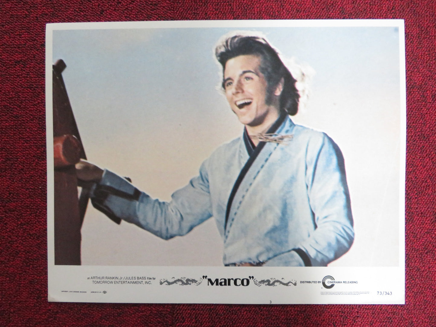 MARCO US LOBBY CARD FULL SET DESI ARNAZ JR. JACK WESTON ZERO MOSTEL 1973