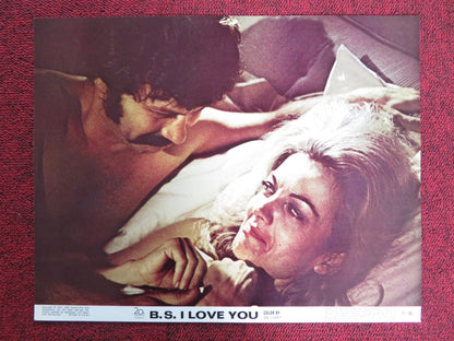 B.S. I LOVE YOU US LOBBY CARD FULL SET PETER KASTNER JOANNA CAMERON 1971