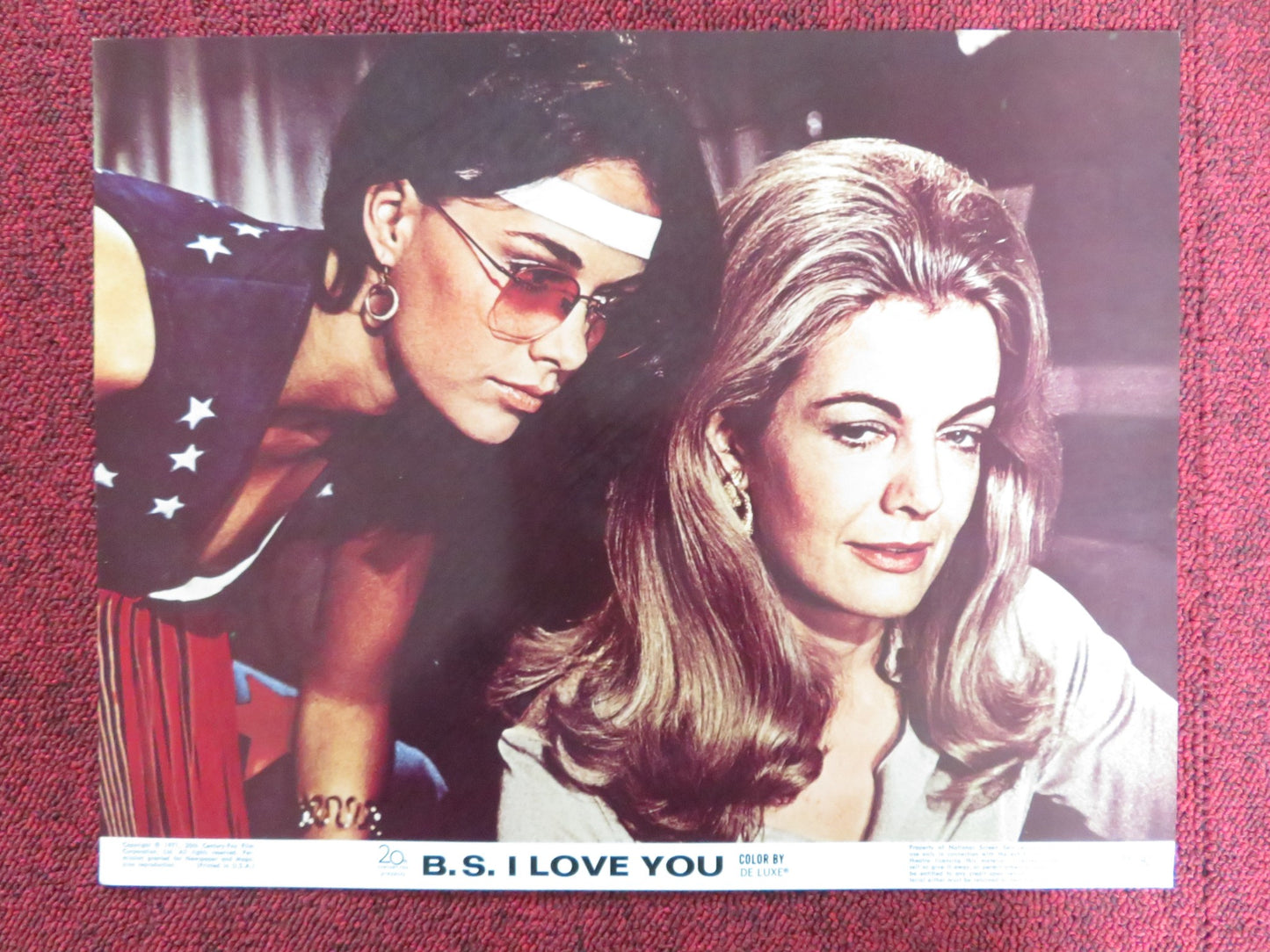 B.S. I LOVE YOU US LOBBY CARD FULL SET PETER KASTNER JOANNA CAMERON 1971