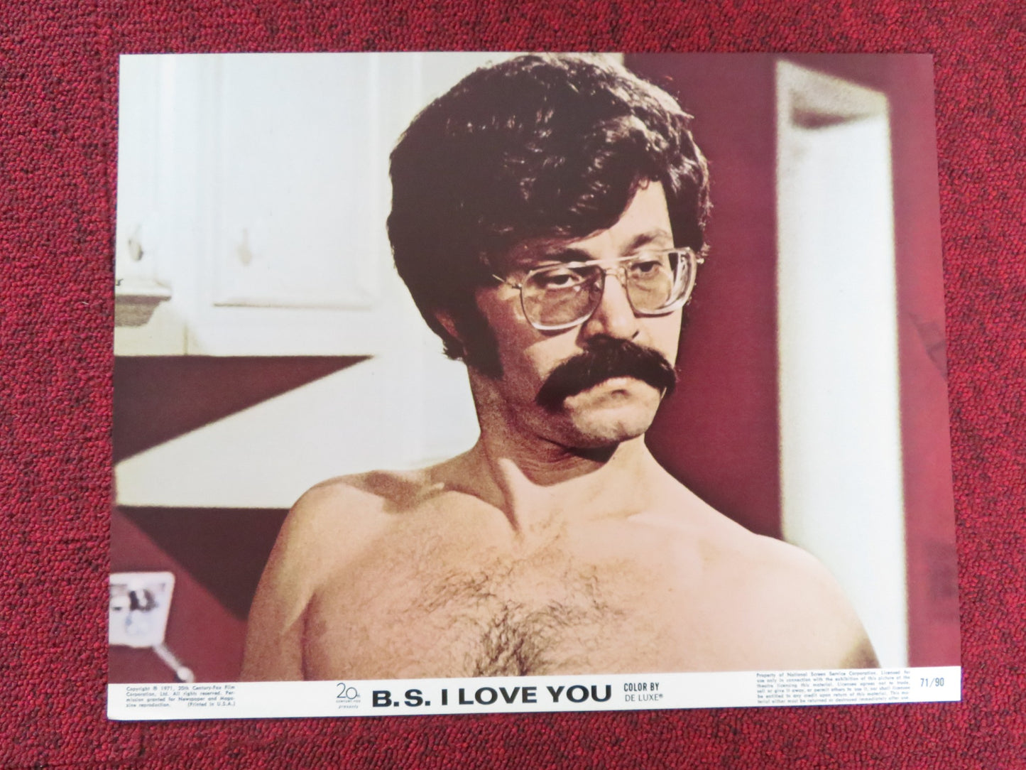 B.S. I LOVE YOU US LOBBY CARD FULL SET PETER KASTNER JOANNA CAMERON 1971