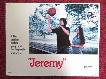 JEREMY US LOBBY CARD FULL SET BOBBY BENSON GLYNNIS O'CONNOR 1973