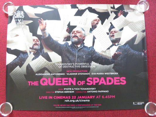 THE QUEEN OF SPADES ROYAL OPERA HOUSE UK QUAD ROLLED POSTER A. ANTONENKO 2019