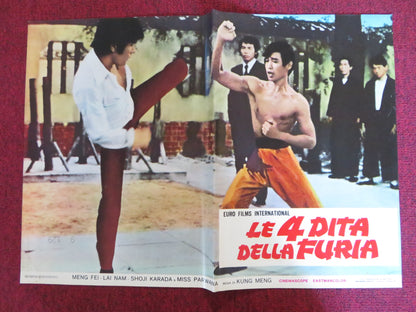 HANDS OF DEATH - C ITALIAN FOTOBUSTA POSTER MEN FEI LAI NAM 1973