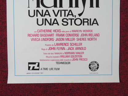 MARILYN: THE UNTOLD STORY ITALIAN LOCANDINA POSTER CATHERINE HICKS 1981