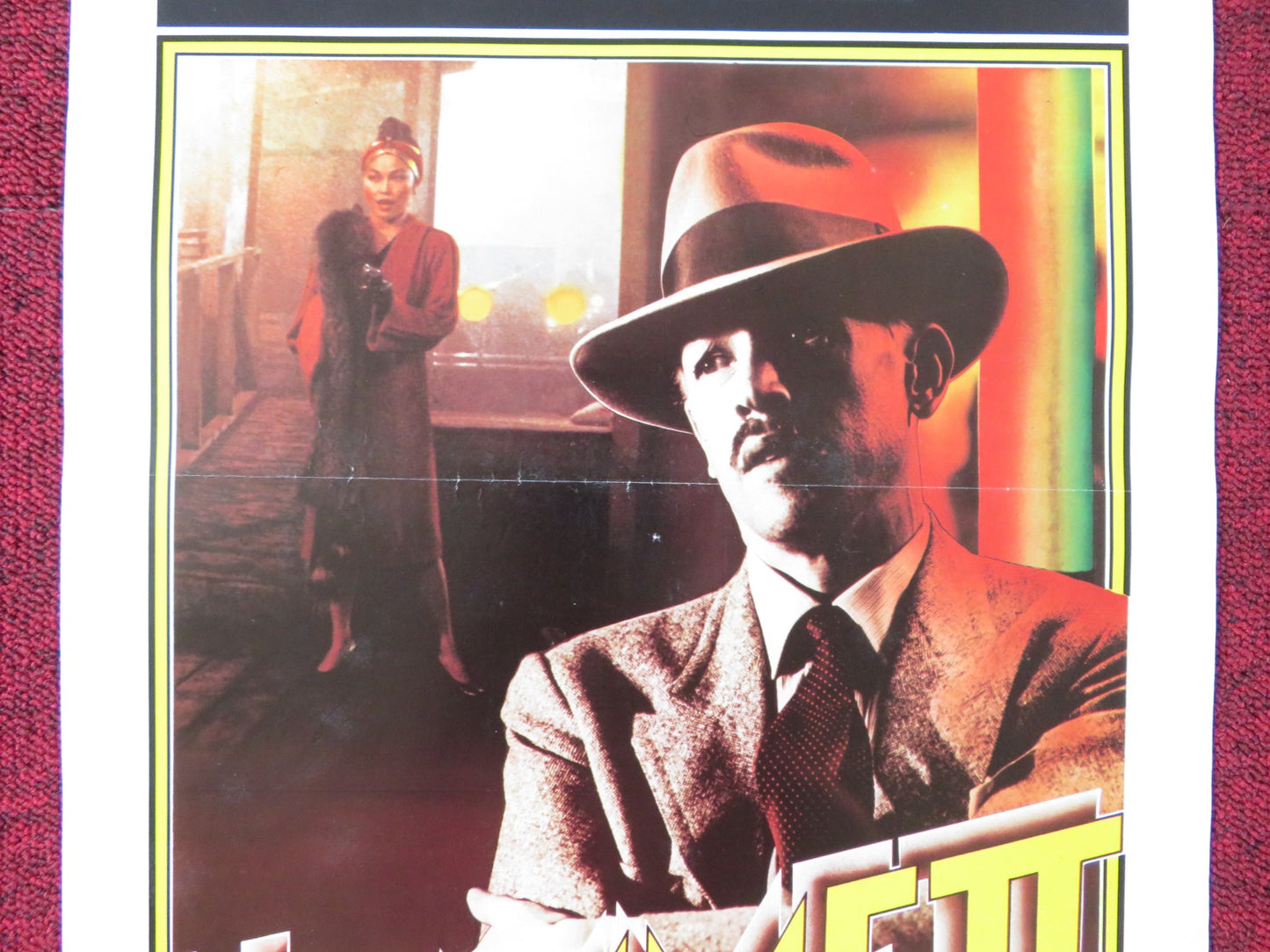 HAMMETT ITALIAN LOCANDINA POSTER FREDERIC FORREST PETER BOYLE 1983