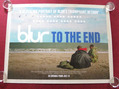 BLUR: TO THE END UK QUAD ROLLED POSTER DAMON ALBARN GRAHAM COXON 2024