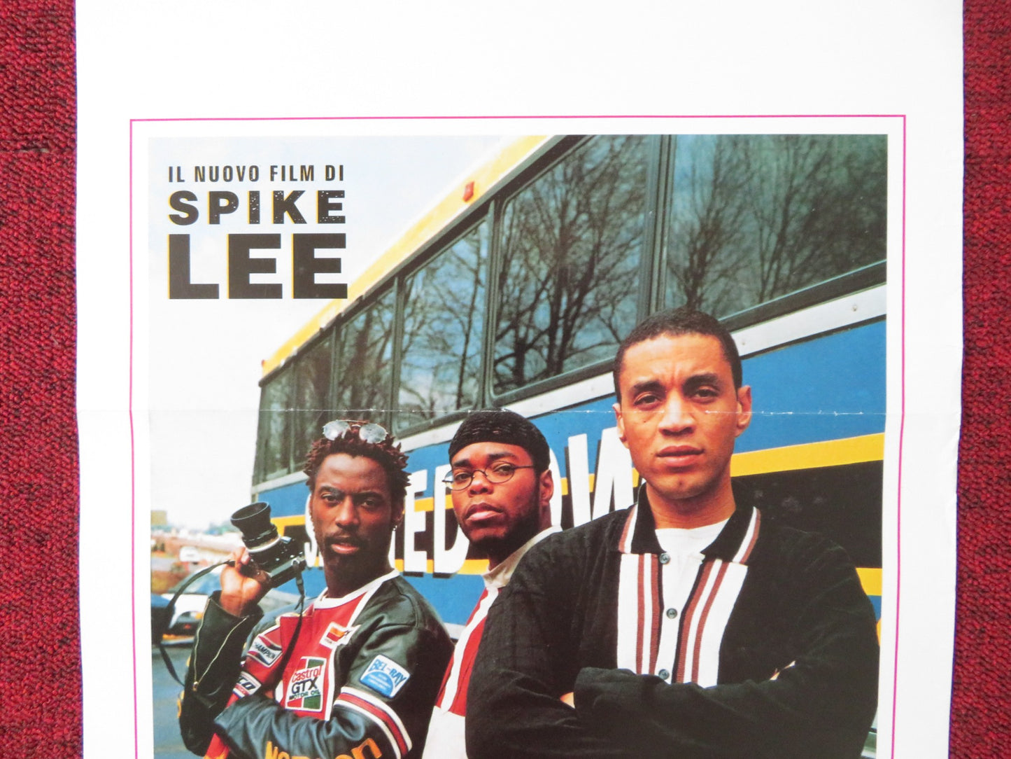 GET ON THE BUS ITALIAN LOCANDINA POSTER SPIKE LEE ANDRE BRAUGHER 1997