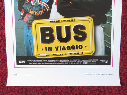 GET ON THE BUS ITALIAN LOCANDINA POSTER SPIKE LEE ANDRE BRAUGHER 1997