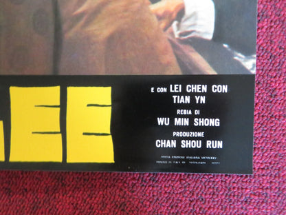 L'IRA DI BRUCE LEE - D ITALIAN FOTOBUSTA POSTER LUNG TANG YAN-YUNG TSO 1974