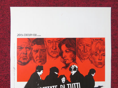 THE KREMLIN LETTER ITALIAN LOCANDINA POSTER BIBI ANDERSSON RICHARD BOONE 1970