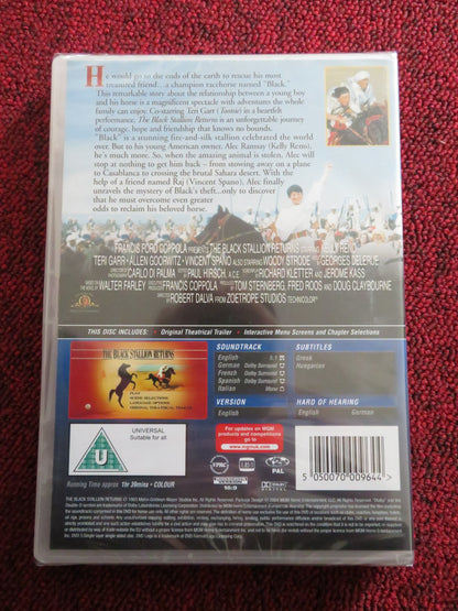 THE BLACK STALLION RETURNS (DVD) VINCENT SPANO TERI GARR 1983 REGION 2