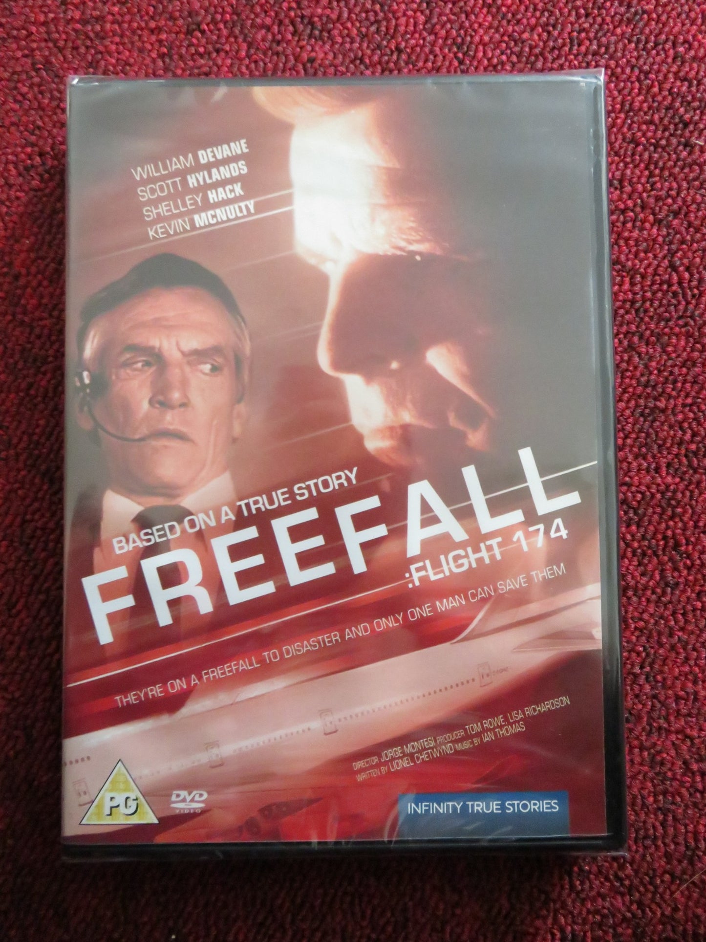 FREEFALL FLIGHT 174 (DVD) WILLIAM DEVANE SCOTT HYLANDS 1995 REGION 2