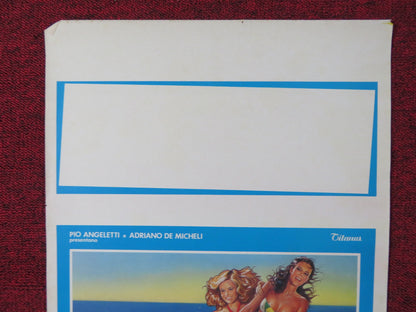 GIOCHI D'ESTATE ITALIAN LOCANDINA POSTER MASSIMO CIAVARRO NATASHA HOVEY 1984