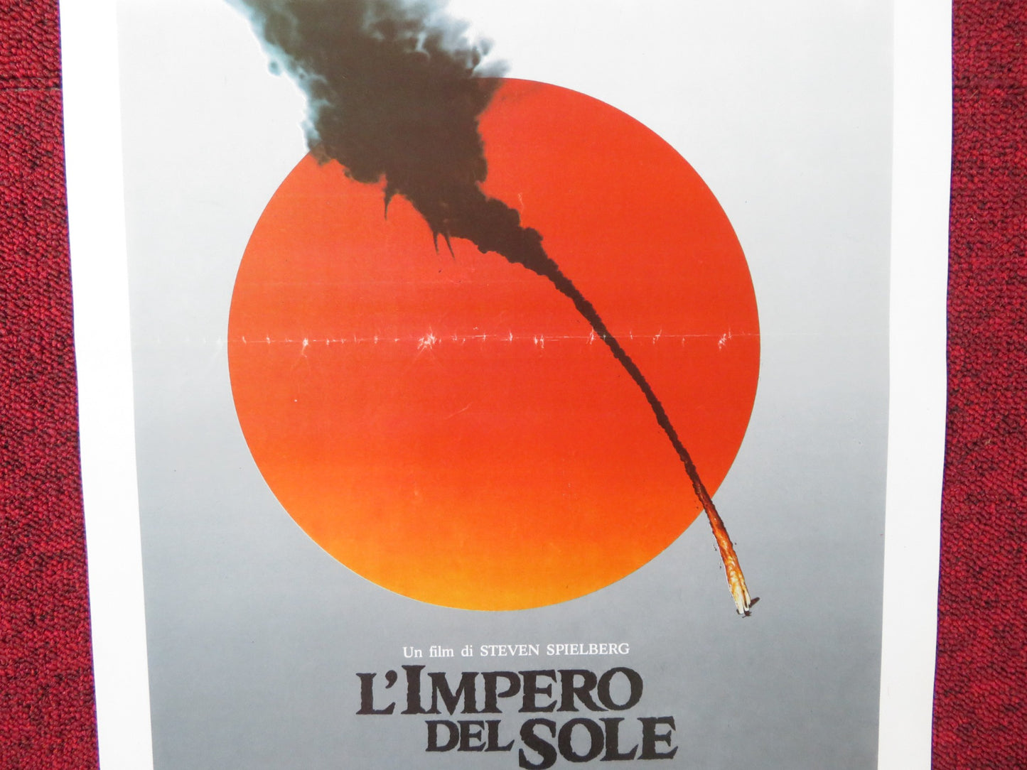 EMPIRE OF THE SUN ITALIAN LOCANDINA POSTER CHRISTIAN BALE JOHN MALKOVICH 1988