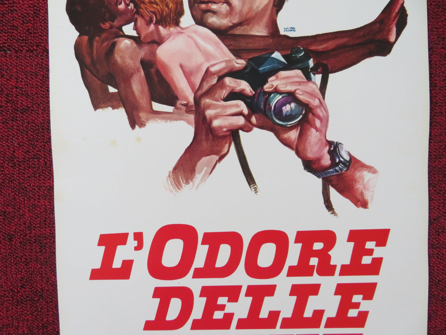 L'ODEUR DES FAUVES ITALIAN LOCANDINA POSTER MAURICE RONET JOSEPHINE CHAPLIN 1973