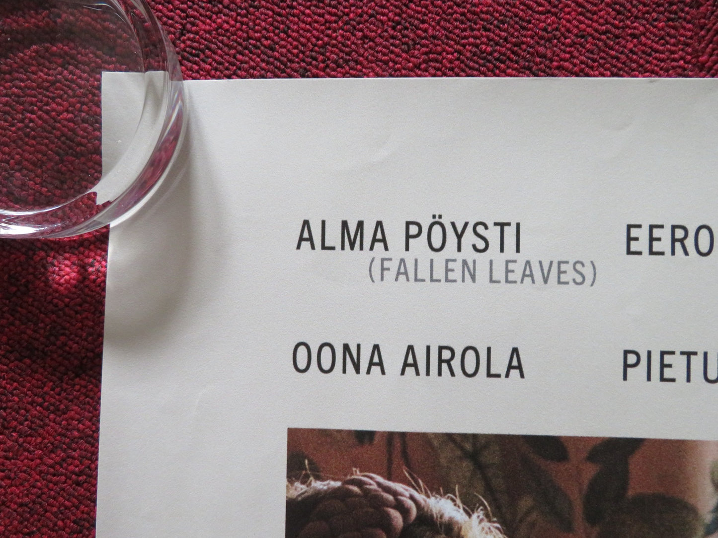 FOUR LITTLE ADULTS UK QUAD ROLLED POSTER ALMA POYSTI EERO MILONOFF 2023