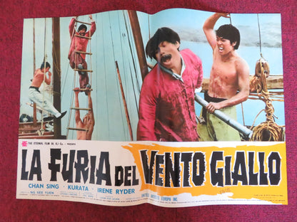 NINJA WAR LORD - F ITALIAN FOTOBUSTA POSTER SING CHEN YASUAKI KURATA 1973