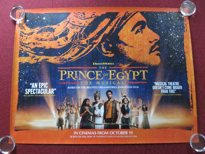 THE PRINCE OF EGYPT: LIVE FROM THE WEST END UK QUAD ROLLED POSTER L. BRADY 2023