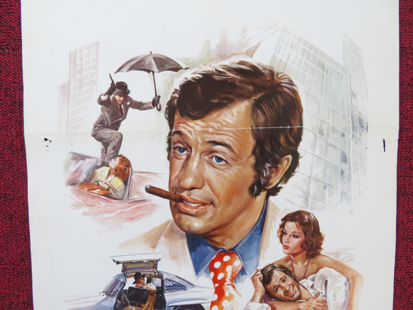 INCORRIGIBLE ITALIAN LOCANDINA POSTER JEAN-PAUL BELMONDO GENEVIEVE BUJOLD 1975