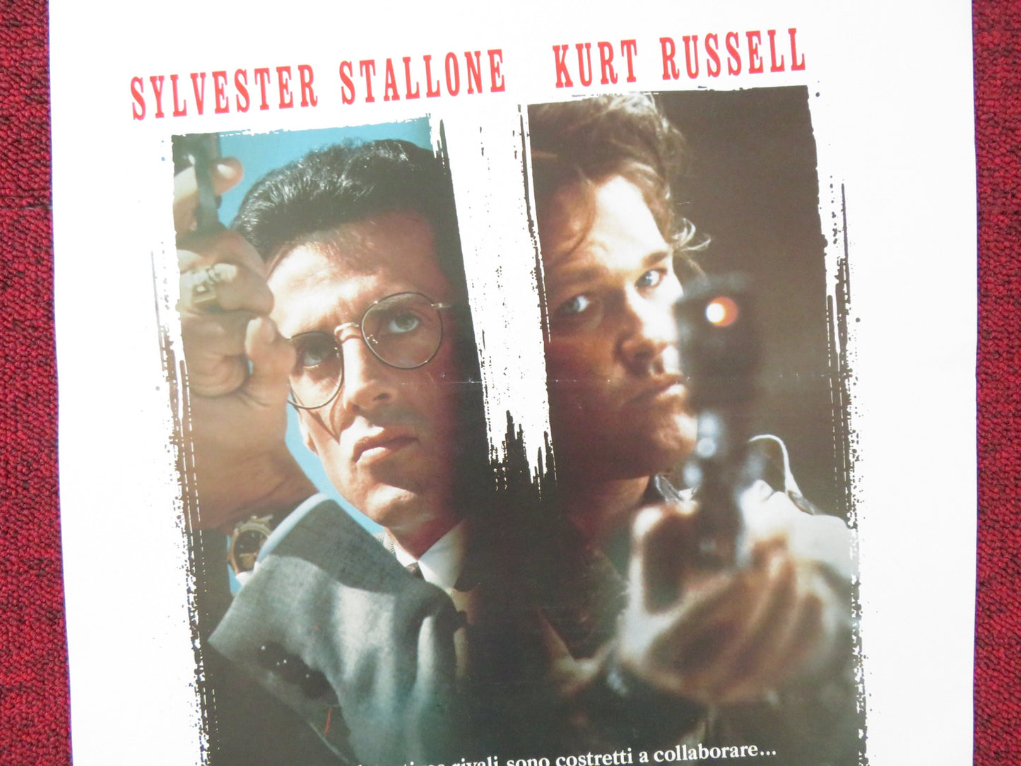 TANGO & CASH ITALIAN LOCANDINA POSTER SYLVESTER STALLONE KURT RUSSELL 1990