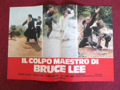 THE CRIPPLED MASTERS - E ITALIAN FOTOBUSTA POSTER FRANK SHUM BRUCE LEEI 1980