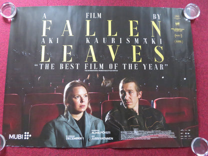 FALLEN LEAVES UK QUAD ROLLED POSTER ALMA POYSTI JUSSI VATANEN 2023