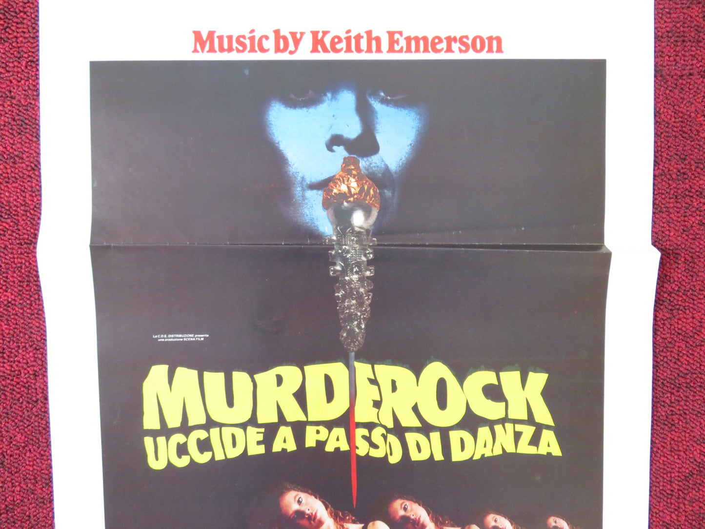 MURDER-ROCK: DANCING DEATH ITALIAN LOCANDINA POSTER LUCIO FULCI 1984