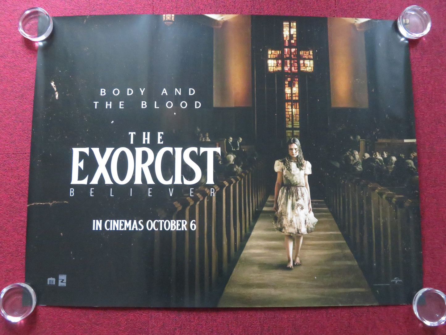 THE EXORCIST: BELIEVER UK QUAD ROLLED POSTER ANN DOWD NORAH MURPHY 2023