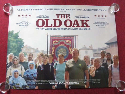 THE OLD OAK UK QUAD ROLLED POSTER KEN LOACH DAVE TURNER 2023